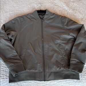 Banana Republic Gray Bomber Jacket
